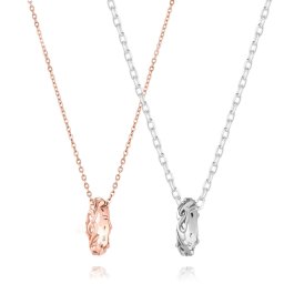 アラベスク リングトップ ペアネックレス シルバー ペアアクセサリー ペア ネックレス・ペンダント 記念日 プレゼント ギフト セット シンプル フリースタイル FSP1017M-1017LPG【FREE STYLE】