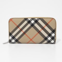 バーバリー BURBERRY MS LG ZIG BIN 8091923 A2021 メンズ 財布 長財布 ラージ チェック ジップウォレット ロングウォレット ジップアラウンド シンプル バーバリ 