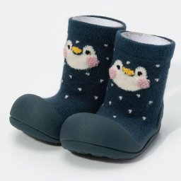 アティパス ATTIPAS Zootopia Penguin ベビーシューズ キッズ ソックスシューズ ズートピア ペンギン 出産祝い ファーストシューズ 靴 プレゼント ギフト 赤ちゃん お祝い トレーニングシューズ ベビー靴 女の子 男の子 よちよち歩き ベビー用品 ルームシューズ