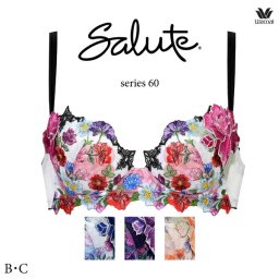 ワコール サルート 60G ブラジャー BTJ460 3/4カップワイヤー (P-upタイプ) B・Cカップ