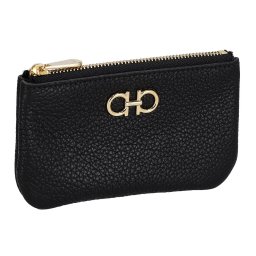 フェラガモ Ferragamo 財布 コインケース 小銭入れ 220383 755125 レディース FR-220383CALF レディース ブラック 本革 レザー