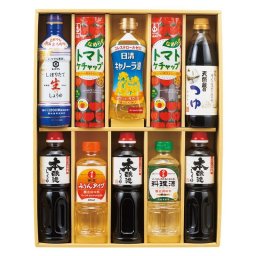 【ギフト対応無料】キッコーマン&調味料バラエティセット (KSM-70N) ※送料無料(北海道・沖縄は除く)