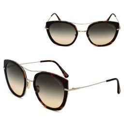 トムフォード サングラス TOM FORD FT0760/S 55B 56 TF760 サングラス ノーズパッド EYEWEAR メンズ レディース ハバナ グレーイエロー