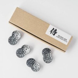 【ギフト対応無料】侍 IBUSHI-GIN 箸置き 4個セット カトラリーレスト お土産 ※送料無料(ポスト投函)