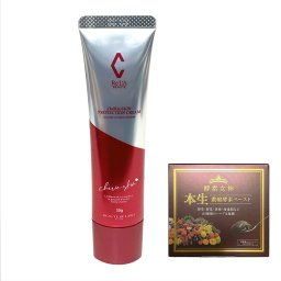お得セット酵素女神本生濃縮酵素ペースト1箱＋シェリースキン プロテクションクリーム30ｇ　美容クリーム　本体のみ
