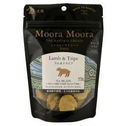 ムーラムーラ フリーズドライトリーツ 犬用 ラム＆トライプ 40g 犬 おやつ 無添加 ふりかけ トッピング 穀物不使用 グレインフリー 全年齢用 オールブリード