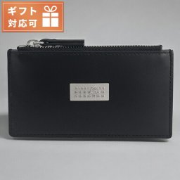 エムエムシックス メゾンマルジェラ MM6 SA5UI0016 P6418 T8013 ニューメリック ジップ カードホルダー フラグメントケース コインケース カードケース ブラック