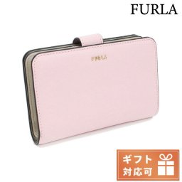 Furla フルラ FURLA BABYLON PCX9UNO 二つ折り財布 OPAL+PERLA ピンク系 レディース