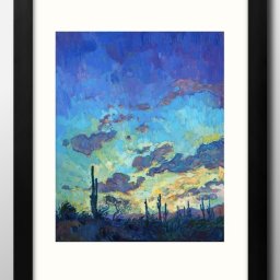 _Erin Hanson Arizona Dusk A3 サイズ ポスター アート おしゃれ 絵画 インテリア 北欧 イラスト マット紙 艶消し アートパネル 額 フレーム デザイン 壁掛け ギフト 新築祝い ディスプレイ 引越し祝い　新生活　空間デザイン 