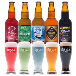 ビール 贈り物 網走ビール オリジナルグラス 1個＆ビールセット 5種 詰め合わせ 人気の桜桃の雫 北海道 ビール 発泡酒 【沖縄・離島 お届け不可】