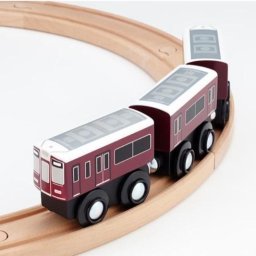 brio 互換【moku TRAIN 阪急9300系】3歳 4歳 5歳 電車 汽車 ごっこ遊び プレゼント お祝い 入園 誕生日 ブリオ プラレール モクトレイン 木 木製 ナチュラル 知育 JR 新幹線 貨物 鉄道 阪急電鉄 大阪 京都 神戸 宝塚
