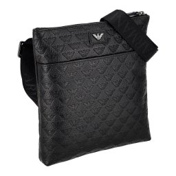エンポリオアルマーニ EMPORIO ARMANI バッグ ショルダーバッグ 斜めがけショルダーバッグ EM001688 AF14774 UC001 エンボス イーグル メンズ ブラック