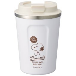 ステンレスタンブラー コーヒータンブラー 350ml タンブラー 蓋付き 保温 保冷 skater スケーター STBC3F スヌーピー 24年 SNOOPY ピーナッツ 女性 レディース【持ち運び ふた付き おしゃれ かわいい キャラクター】