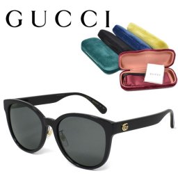 GUCCI グッチ サングラス メンズ レディース ブランド アイウェア UVカット ユニセックス  ケース付 アジアンフィット GG0854SK-004 国内正規品