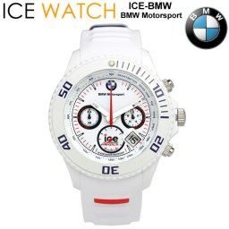 ice watch アイスウォッチ BMW コラボ 腕時計 ウォッチ メンズ 男性用 クオーツ 10気圧防水 クロノグラフ ホワイト bmchwebs13 ギフト