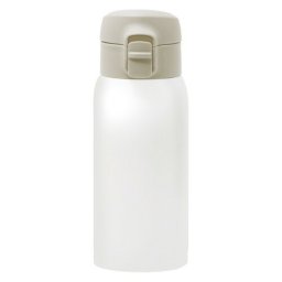 【送料無料・包装無料・のし無料】モテコ ワンタッチ栓マグボトル 350ml ホワイト RH-1671(A5)ギフト 敬老の日 入学祝い 卒業祝い 就職祝い 結婚祝い 誕生日 出産祝い 引越祝い 香典返し 新盆 初盆 御礼 お中元 内祝い 快気祝い ご挨拶 志 法事