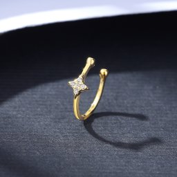 ピアス 両耳用 レディース キュービックジルコニア ホワイト シルバー925 イエローゴールド ce20121230