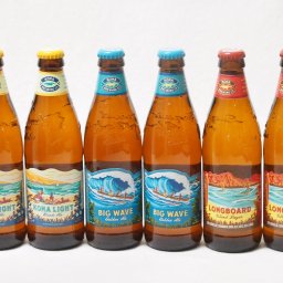 ハワイのコナビール飲み比べ6本セット(コナビールビックウェーブゴールデンエール瓶 コナビール ロングボートラガー瓶 コナビール コナライト ブロンドエール瓶 ) 355ml×6本