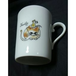マグカップ ネコ柄の陶器カップ ねこ ポイント消化