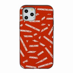 iPhone11ProMax iPhoneXS iPhoneXR対応 スマホケース TPU 耐衝撃 プロテクタ ハードケース スライドケース ICカード iPhoneXS Max iPhoneXR iPhone8plus Galaxy S9 SC-02K対応 ストリート系 ロゴ スケーター レッド ステッカー