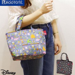 Rootote ルートート トートバッグ 通販 サイドポケット Theermo Keeper LUNCH サーモキーパー　ランチ DISNEY ディズニー 保冷 軽い ランチバッグ