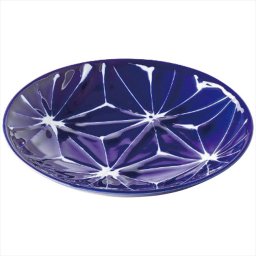 波佐見焼 琉璃 小皿 麻の葉 18143 内祝 内祝い お祝 御祝 記念品 出産内祝い プレゼント 快気祝い 粗供養 引出物