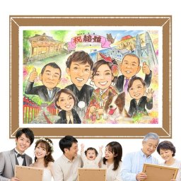結婚記念日の記念に、選んでよかったと思える似顔絵のギフト。 似顔絵 プレゼント 結婚式 ギフト 名入れ 贈り物 手描き 結婚記念日 ウェルカムボード 挙式 記念 お祝い 大人数 家族 友人 カップル 友達 同僚 名入れ 修正無料 下書き確認 実績多数 似てる 喜ばれる かわいい 一生もの ウェディング 宝物 結婚式 感激 感謝 クリスマス ハロウィン メモリアルギフト 同窓会 贈答品 初任給