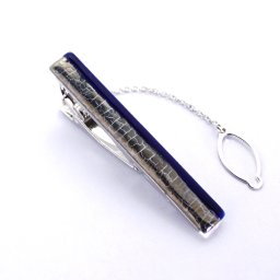  伊万里ジュエリー【工房限定オリジナル商品】メンズ伊万里焼タイピン [送料無料]　瑠璃色　人気　ネクタイピン プラチナ　焼付け　退結婚20周年　磁器婚式　職記念　贈り物　作品 外国人　お土産　プレゼント　記念品 アクセサリー　陶器　磁器　ギフト　誕生日プレゼント　記念日　敬老の日 還暦  退職祝い　父の日　和風