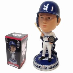 大谷翔平選手 ドジャース 2024 MVP ボブルヘッド フィギュア グレー 世界限定664個 シリアルナンバー入り 日本未発売