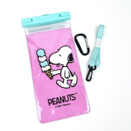 スヌーピー  防水ポーチ(アイス) スマホケース SNOOPY