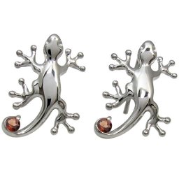 ガーネット ヤモリ メンズピアス 無くしにくい メンズピアス フックピアス 父の日 2024