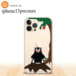 iPhone13ProMax iPhone13 Pro Max ケース ソフトケース くまモン リンゴ 茶 iPhone13 プロ マックス 6.7インチ おしゃれ かわいい メンズ レディース キッズ デザインたくさん nk-i13pm-tpkm02