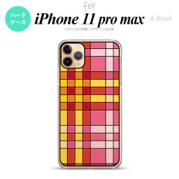 iPhone11ProMax iPhone11pro max 背面ケース カバー ステンドグラス風 おしゃれ チェック ピンク ステンドグラス風 かわいい おしゃれ 背面ケース nk-i11pm-sg10