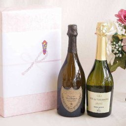 正規ドンペリニヨン白ギフトボックス2本セット シャンパンドンペリニヨン白(フランス)750mlスパークリング白ワインヴァンドゥツーリズムビオスパークリング(スペイン)750ml