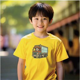 【Tシャツ 半袖 】244 トラック パンダ ぱんだ トラック野郎 運送 荷物 長距離トラック 物流 大型トラック 大きいサイズ リンクコーデ オリジナル デザイン メンズ レディース キッズ [ 5.6オンス 厚手 綿100% 豊富なカラー ] コットン シャツ