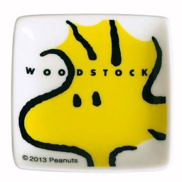ウッドストック プチ角小皿 (手塩皿) フェイス (ピーナッツ) キッチン用品 【楽ギフ_包装】
