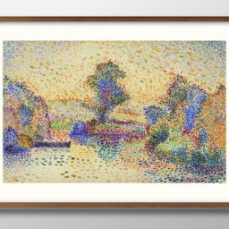 ヒッポリット プティジャン 池の上のボート A3 サイズ ポスター アート おしゃれ 絵画 インテリア 北欧 イラスト マット紙 艶消し アートパネル 額 フレーム デザイン 壁掛け ギフト 新築祝い ディスプレイ 引越し祝い　新生活　空間デザイン 