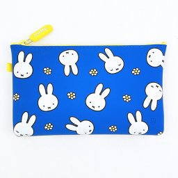 ミッフィー miffy NUU(ヌウ) シリコンポーチ (フラワーブルー)