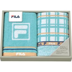 フィラ ラグーナ フェイスタオル2枚セット [26-7514-043] FL2098 ｜ 綿100% ｜ ギフト 贈り物 スポーツ | FILA ブランド ｜ 化粧箱入