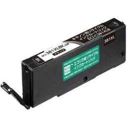 【推奨品】エレコム ECI-C381XLB エコリカインク CANON BCI-381XLBK リサイクル 大容量 染料ブラック