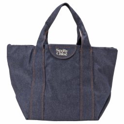 シーバイクロエ SEE BY CHLOE バッグ トートバッグ 肩掛けバッグ CHS22WSB63C32 45D bbsc00174l LAETIZIA TOTE BAG レティシア Denim ブルー系