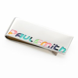 ポールスミス Paul Smith マネークリップ スプラット マルチカラー ロゴ シルバー MONE/HLOGO 92 送別会 誕生日 お中元 結婚祝い 結婚式 高級 父の日 母の日 ホワイトデー