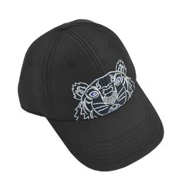 ケンゾー KENZO 帽子 FA955AC301F22 99 TIGER NEOPRENE BASEBALL CAP タイガー ネオプレン ベースボール キャップ BLACK ブラック＋ライトブルー＋ブルー系マルチ