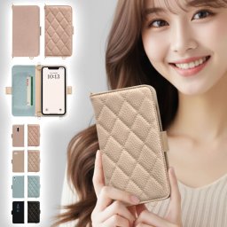 【くすみ A405SH AQUOS sense9専用 レザーorキルティング手帳ケース(3L)】スマホ ケース スマホカバー Aquos AQUOS aquos アクオス センス ナイン 9 携帯ケース 韓国 レザー 革 皮 ギフト(メール便送料無料)受注生産