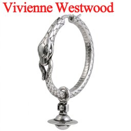 ヴィヴィアンウエストウッド フープピアス メンズ 男性用ピアス オーブ 蛇 スネイク アンティーク調 Vivienne Westwood アルバンシングルピアス（マン） 6203008Z-02P017 【2026年春夏新作】【ラッピング無料 誕生日 お祝い プレゼント ギフト 贈り物】