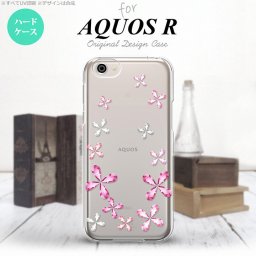 【SH03J】【スマホケース/スマホカバー】【アクオス R】SH03J スマホケース AQUOS R SH-03J カバー アクオス R 花柄 ピンク nk-sh03j-076【メール便送料無料】