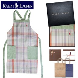 RALPH LAUREN　ストライプドエプロン