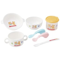 【ギフト対応無料】ミキハウス テーブルウェアセット (46-7154-685) ※送料無料(北海道・沖縄は除く)
