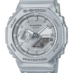 CASIO カシオ G-SHOCK ジーショック 腕時計 GA-2100FF-8A アナデジ メタリックシルバー 逆輸入品 無料ラッピング可