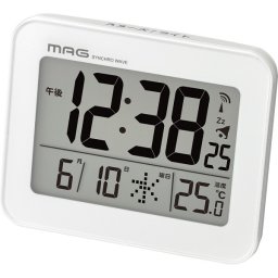 MAG デジタル電波目覚まし時計ファルマン ／置き時計・掛け時計 インテリア 住まい・家具 敬老の日 プレゼント ギフト お彼岸 お供え 秋 2026 送料無料 ギフト プレゼント プチギフト 内祝い 快気祝い 出産祝い 結婚祝い 引出物 新築祝い お返し